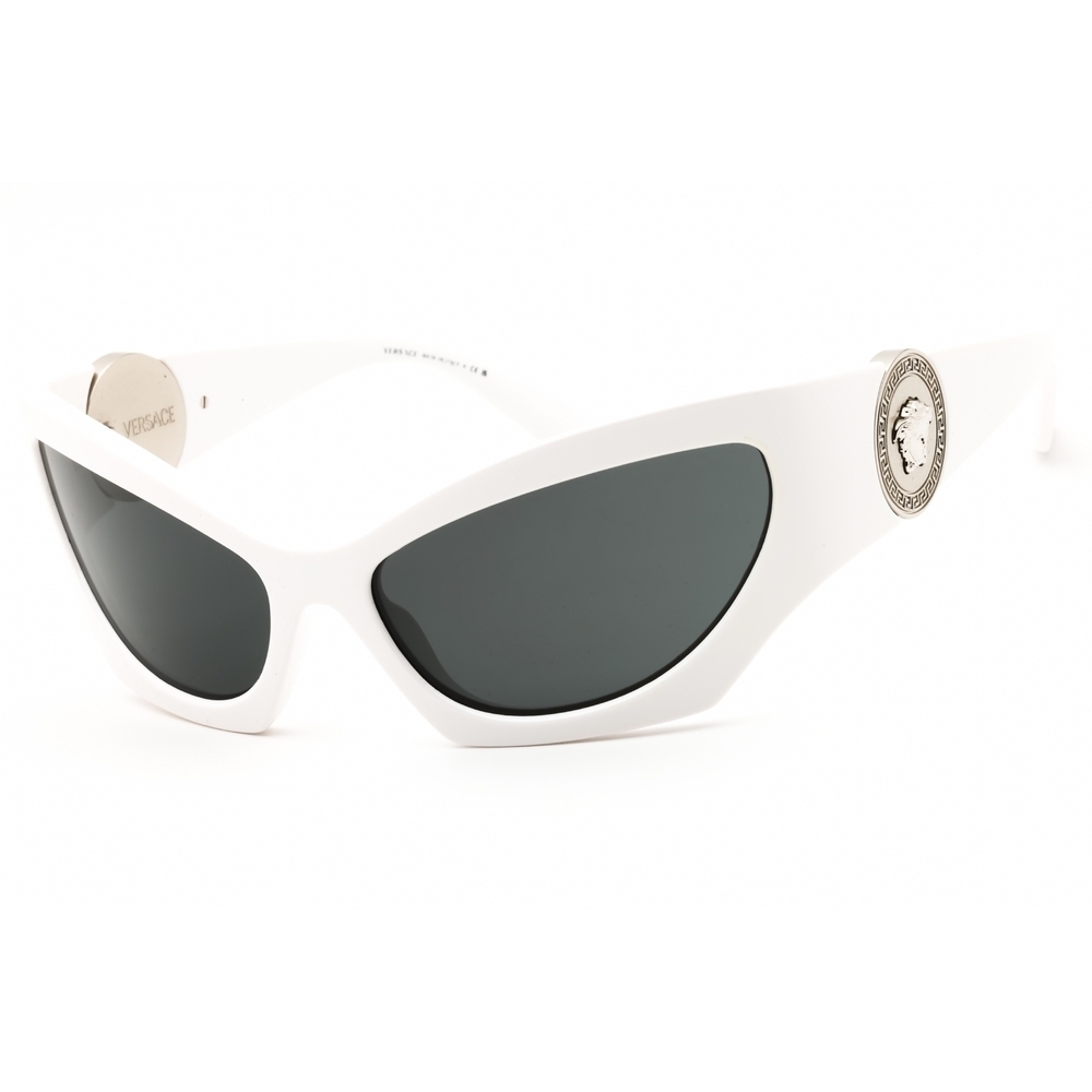 NWT Versace VE4450 White Cat Eye 60mm Sunglasses - Picture 2 of 5